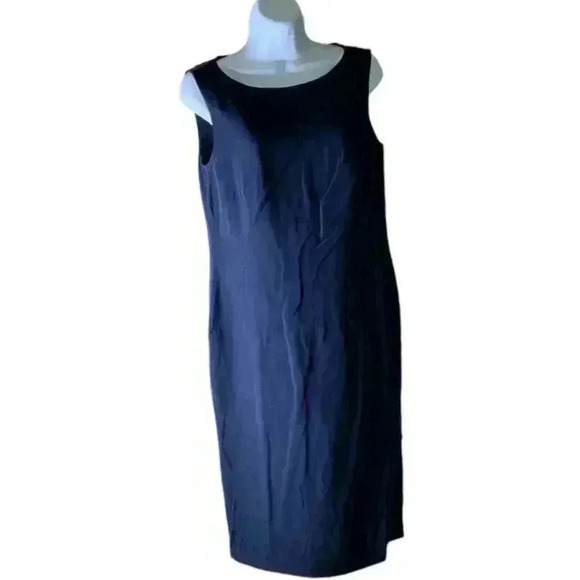 Dana Buchman 100% Silk Dress A-Lined Fitted Sleeveless Women's Size 6 - Picture 3 of 11
